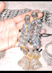 Traditional Oxidized Silver Jewelry Set