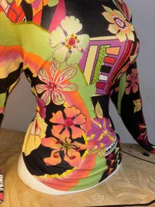 ✮⋆˙y2k Phoebe Buffay floral beaded top ✮⋆˙