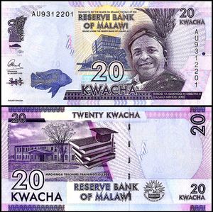Currency 20 kwacha
