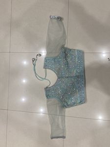 Selling Lehanga Choli Sky Blue Colour