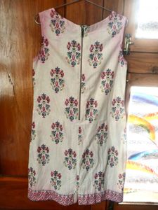 Vintage FloralSleeveless Dress(Sleeves Also Availb