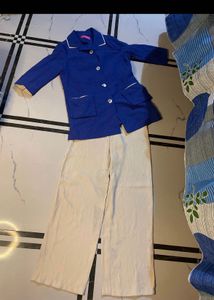 Cute Blue &amp; Beige Kids Outfit