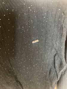 Black Sequins Sweater