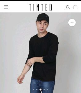 Tinted Basic Full Sleeves Slim Fif Tshirt