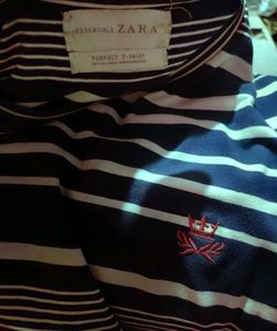 Zara Essentials Stripped Tshirt