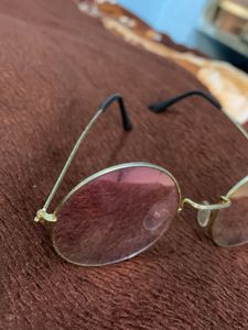Pink Round Sunglasses