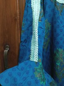 Blue Printed Kurta
