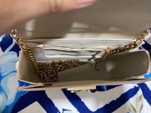 Charles &amp; Keith Alva Croc-Effect Chain Strap Bag