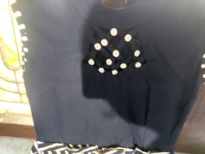A Simple Navy Blue Party Wear For Women