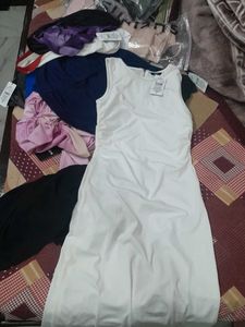 White Sleeveless Mini Dress