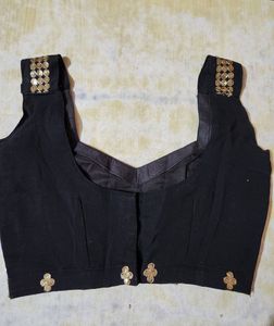 Elegant Black &amp; Gold Lehenga