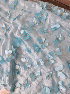 Blue Butterfly Girl Dress