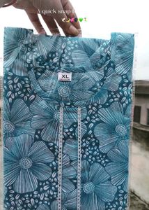 Floral Print Long Kurti
