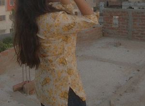 Yellow Short Kurti
