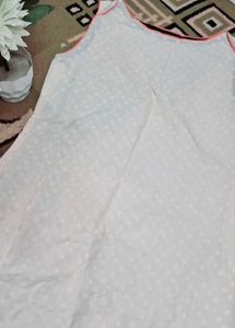 Cotton Pinteresty Off White Kurta