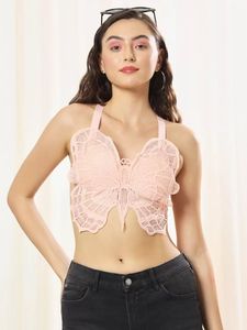 BAESD Self Design Shoulder Straps Bralette Croptop