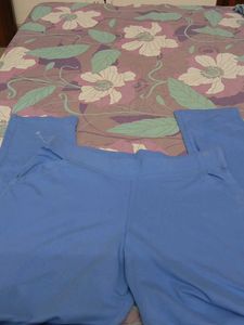 Unimod XL Blue knit Pants Super Streachable