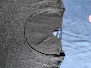 Ann Taylor Black Sparkle Top