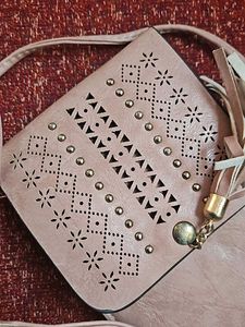 Dull Pink Sling Bag