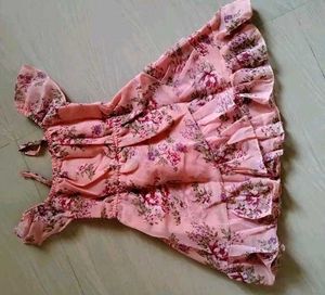 Off Sholder Girls Partywear Frok