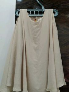 Flowy Beige Top