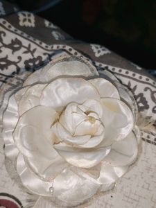 White Flower Hair Clip