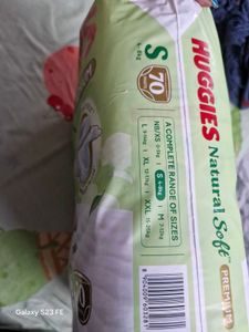 Huggies Size S  70 Pc