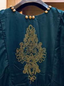 Festive Gown With Beautiful Embroidery.