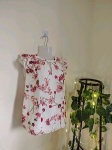 Premium Floral Print Top