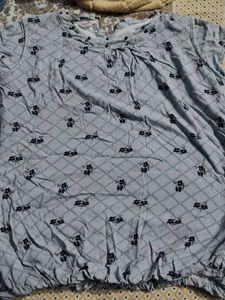 Floral Print Blouse Top