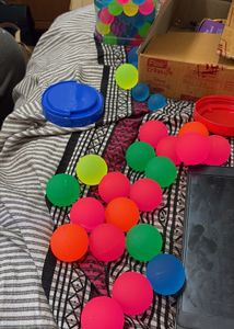 Jumbo Neon Crazy Ball (Pack Of 4)