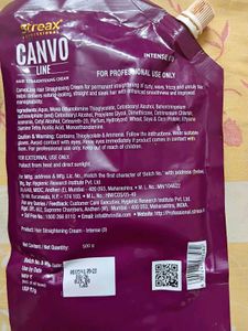 Streax Canvo Line Hair Straightening Cream
