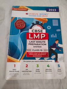 Class 10 Oswal CBSE Last Minute Preparation