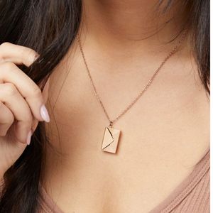 Paris Love Letter Gold-Plated Necklace