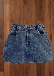 Denim Mini Skirt