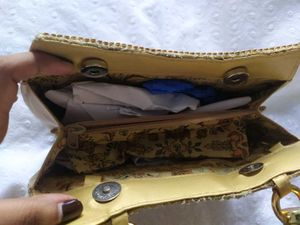 Cream Colored Handbag