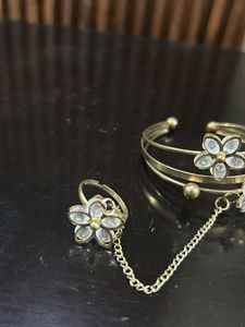 Floral Hand Harness Bracelet