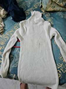 White High Neck Dress (Women)