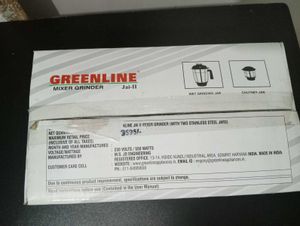 Mixer Grinder greenline New ✨