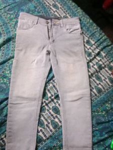 Boys Grey Denim Jeans
