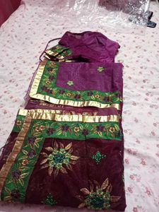 Pure Cotton Kurti Set Free New Sare