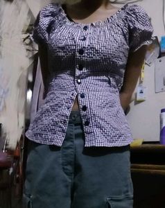 Lilac Charm Cute Peplum Top