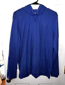 Puma Blue Long Sleeve hoodie