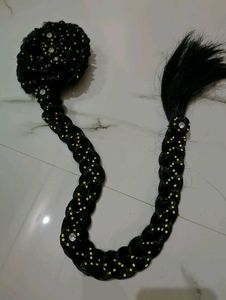 Stone juda with choti (Black)