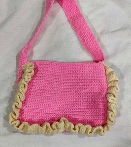 Crochet Handbag and Potli Combo