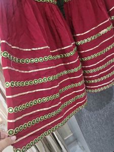 Maroon Palazzo sharara