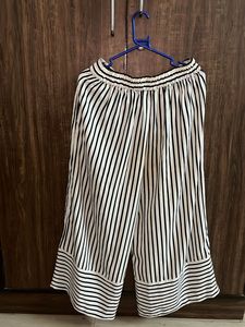 Striped Wide-Leg Palazzo Pants (From Dubai)