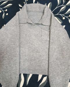 Gray Pullover Sweater