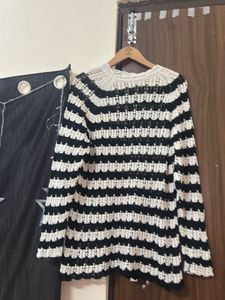 Striped Knit Sweater