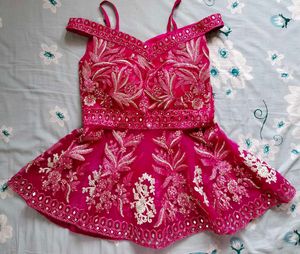 Hot Pink Bridal Lehenga